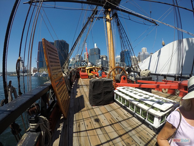 On board Endeavour