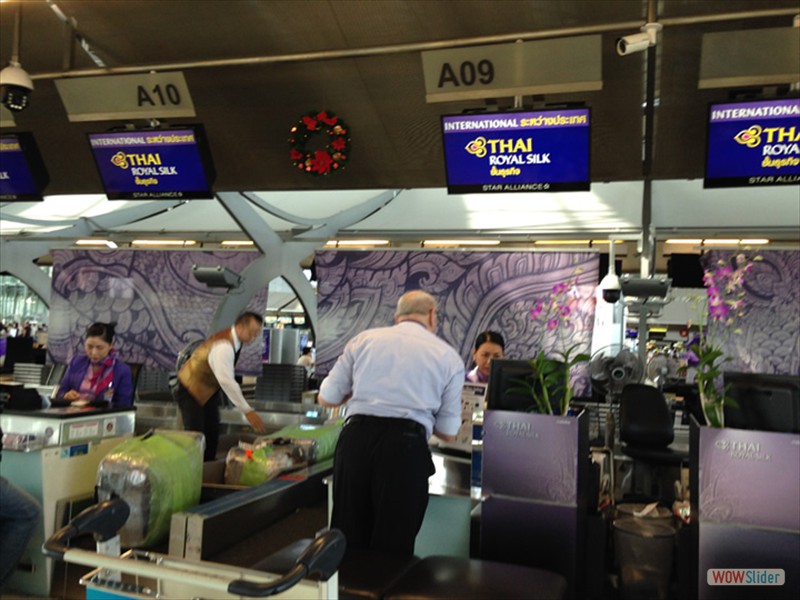 Checkin desk