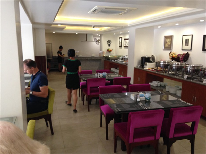 Phnom Penh Cambodia -  breakfast in hotel